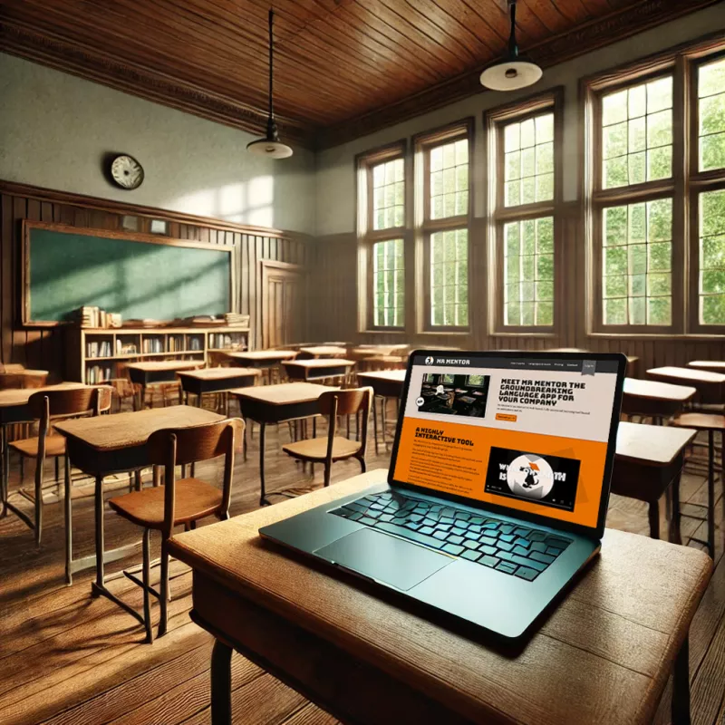 e-learning, language app