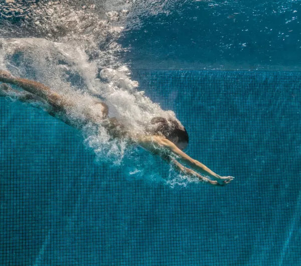 Duik in het water